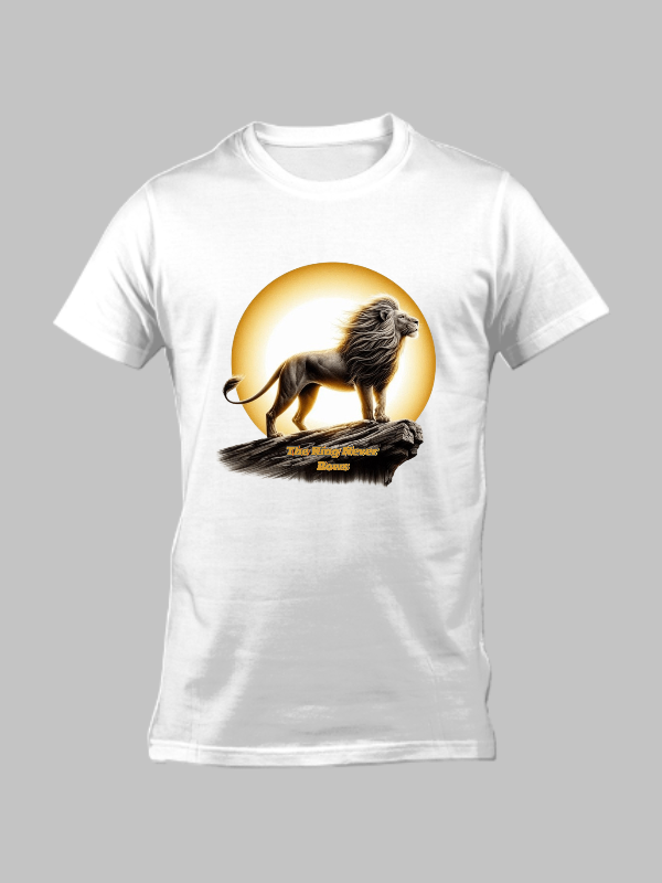 The King Never Bows Lion T-shirt