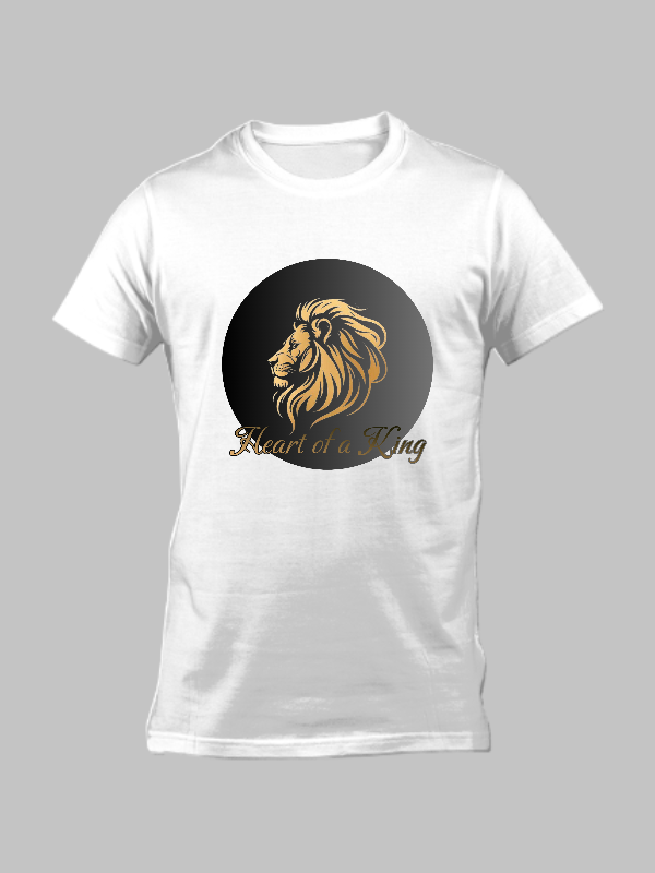 heart of a king Lion T-shirt